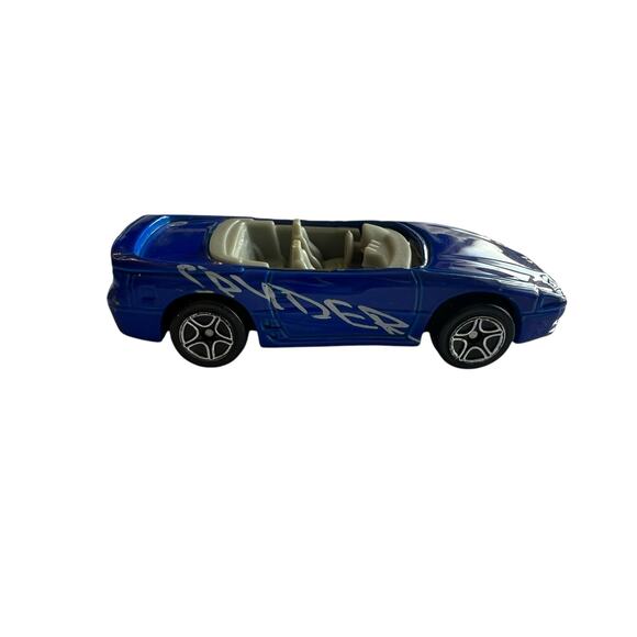 1998 Matchbox Dodge Viper RT/10 Convertible Blue Spider Graphics Diecast 1:64 - Picture 9 of 9